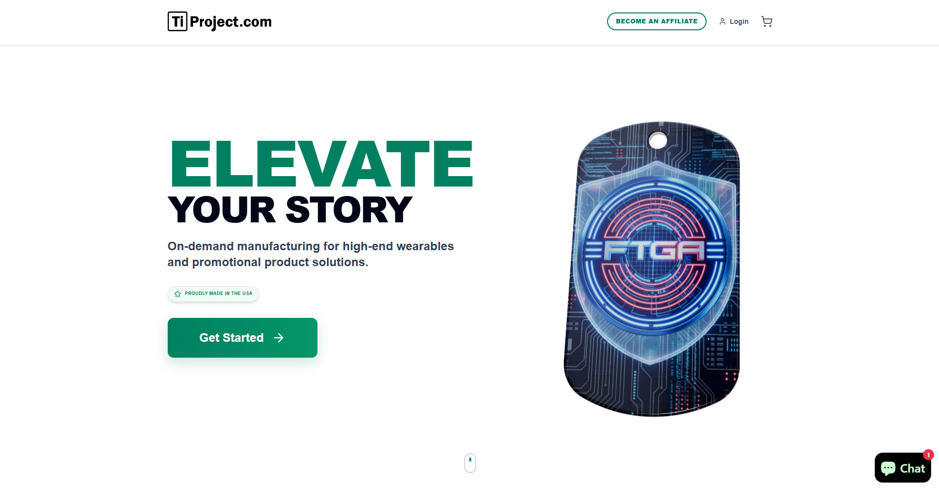 The Ti Project redesigned website